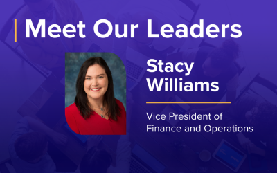 Meet our leaders: Stacy Williams, Vice President, Finance and Operations